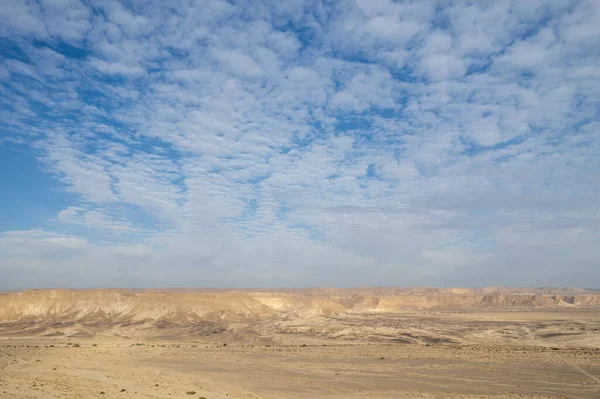 Çöl Mavi Gökyüzü Manzarası — Stok fotoğraf