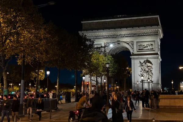 Victory Gate Paris Arc Triomphe Champs Elysees — Fotografia de Stock