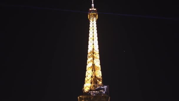 Ейфелева Вежа Парижі Франція — стокове відео