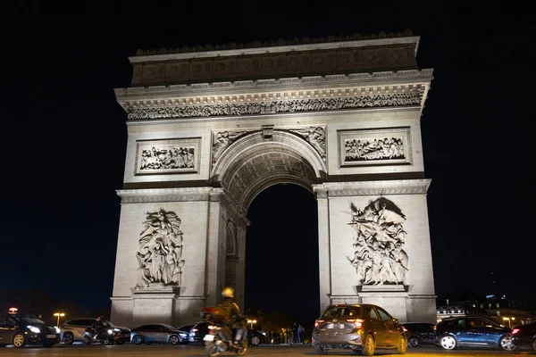 Victory Gate Paris Arc Triomphe Champs Elysees — Fotografia de Stock