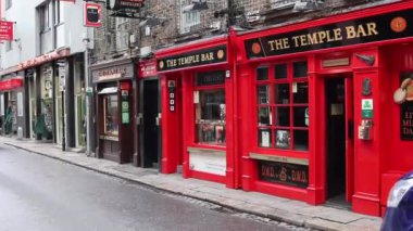 Dublin, İrlanda 'daki Temple Bar Quarter.