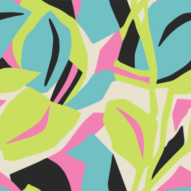 Vektör soyut yaprak illüstrasyonuName