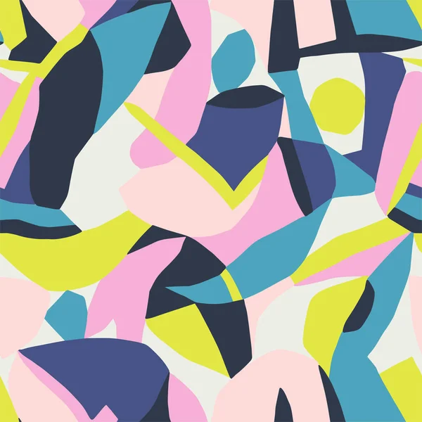 Vektör soyut geometrik şekiller resimleme kusursuz tekrarlama deseni