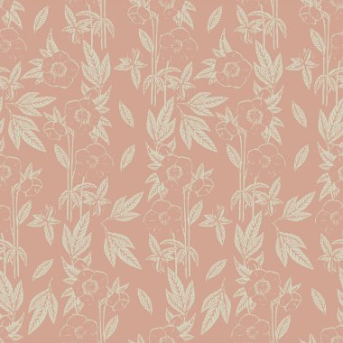 Vektör çiçeği botanik illüstrasyonuName