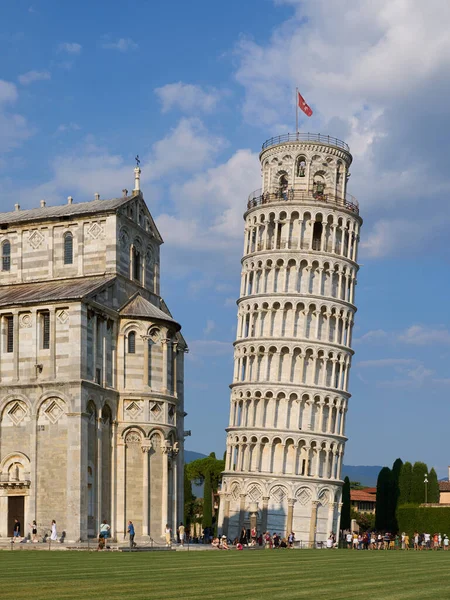 Torre Inclinada Localizada Pisa Itália — Fotografia de Stock