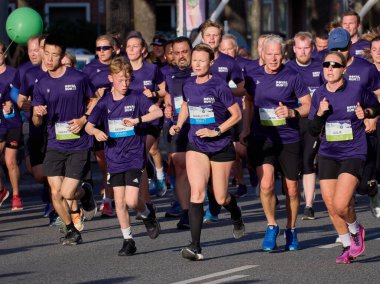 Kopenhag, Danimarka 29 Mayıs 2023: Kopenhag 'a 2023 Kraliyet koşu rotası