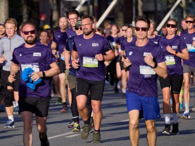 Kopenhag, Danimarka 29 Mayıs 2023: Kopenhag 'a 2023 Kraliyet koşu rotası