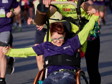 Kopenhag, Danimarka 29 Mayıs 2023: Kopenhag 'a 2023 Kraliyet koşu rotası