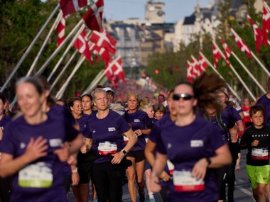 Kopenhag, Danimarka 29 Mayıs 2023: Kopenhag 'a 2023 Kraliyet koşu rotası