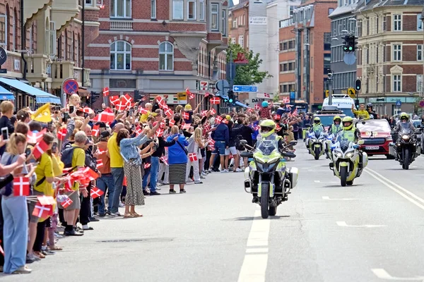 Celebración Del Ganador Del Tour France 2023 Jonas Vingegaard Copenhague — Foto de Stock