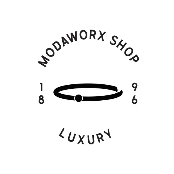 Pankart, poster, broşür için Vintage Aksesuar Logosu Retro Vektör Logosu