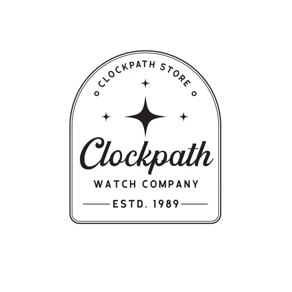 Vintage Watch Logo iş sektörü