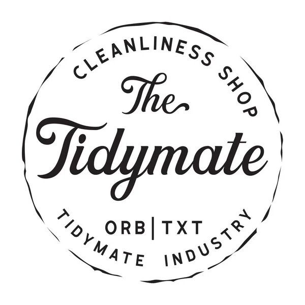 Temizlik Şirketi Vintage Logosu Pankart, poster, broşür