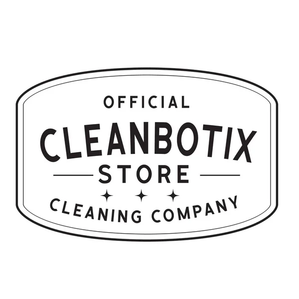 Temizlik Şirketi Vintage Logosu Pankart, poster, broşür