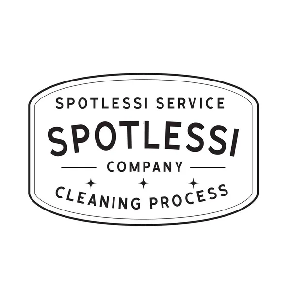 Temizlik Şirketi Vintage Logosu Pankart, poster, broşür