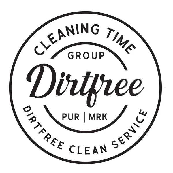 Temizlik Şirketi Vintage Logosu Pankart, poster, broşür