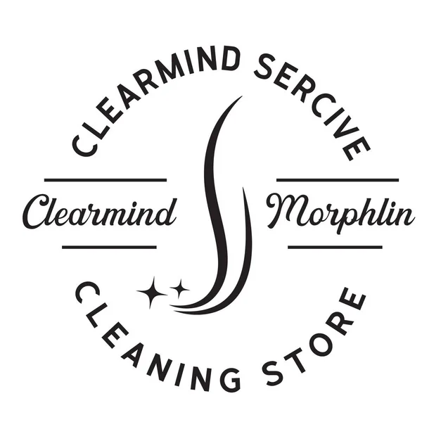 Temizlik Şirketi Vintage Logosu Pankart, poster, broşür