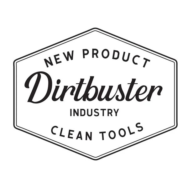 Temizlik Şirketi Vintage Logosu Pankart, poster, broşür