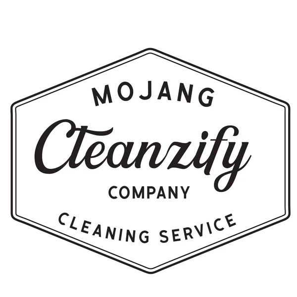 Temizlik Şirketi Vintage Logosu Pankart, poster, broşür