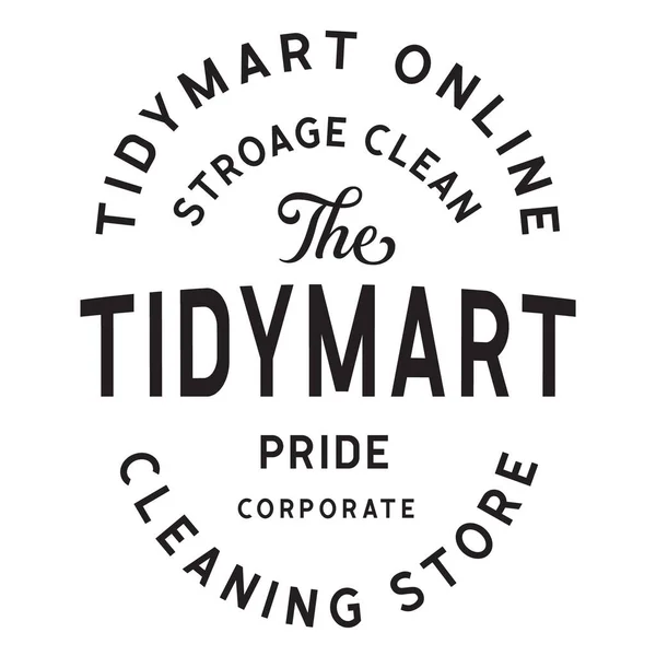 Temizlik Şirketi Vintage Logosu Pankart, poster, broşür