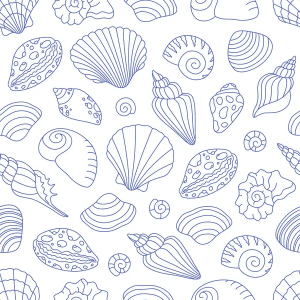 Güzel dış hatları olan kusursuz bir desen. Pankart, duvar kağıdı, tekstil, ambalaj kağıdı, arka plan, kartlar için karalama baskısı. Düz biçimli vektör illüstrasyonu