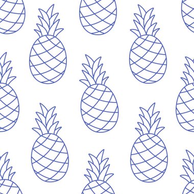 Güzel hatları olan pürüzsüz bir desen. Pankart, duvar kağıdı, tekstil, ambalaj kağıdı, arka plan, kartlar için karalama meyvesi baskısı. Düz biçimli vektör illüstrasyonu