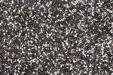 The texture of Chia seeds 