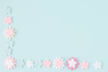 Abstract paper is colorful background, Creative design for pastel wallpaper. sweet flower decorative