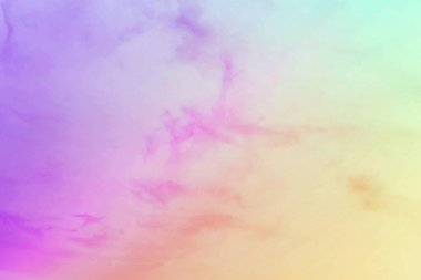 Yumuşak bulutlu gradyan pastel, soyut gökyüzü arkaplanı tatlı renkli.