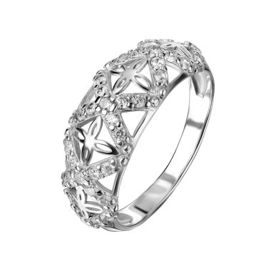 Orijinal gümüş yüzük. Bir kadın için değerli bir hediye..