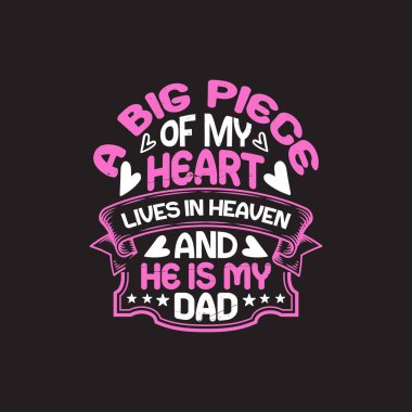 Babalar günü tipografik t-shirt tasarım vektörü