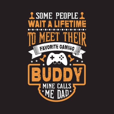 Babalar günü tipografik t-shirt tasarım vektörü