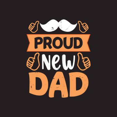 Babalar günü tipografik t-shirt tasarım vektörü