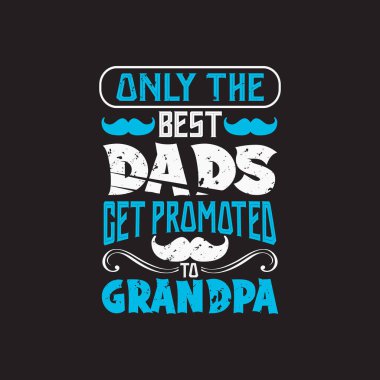 Baba tipografik t-shirt tasarım vektörü.