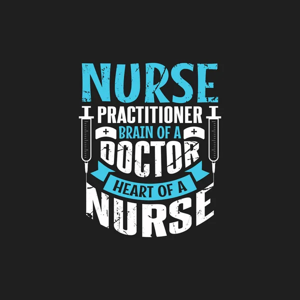 stock vector Nurse day typographic t shirt design vector