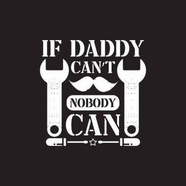 Babalar Günü tipografik alıntıları t-shirt tasarımı.