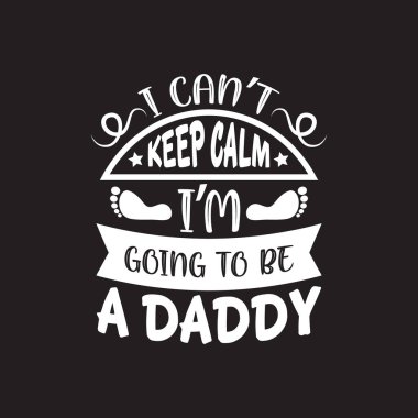 Babalar Günü tipografik alıntıları t-shirt tasarımı.