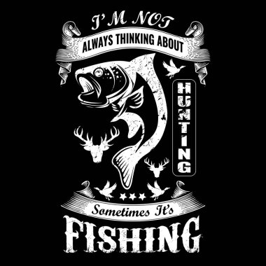 Typographic t-shirt tasarım vektörü avlanıyor