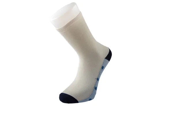 Boş Uzun Çorap Tasarımı Modelleme Izole Edilmiş Uzun Berrak Yumuşak — Stok fotoğraf