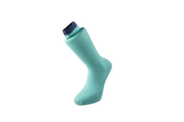Blank Long Socks Design Mockup Isolated Long Clear Soft Sock — Zdjęcie stockowe