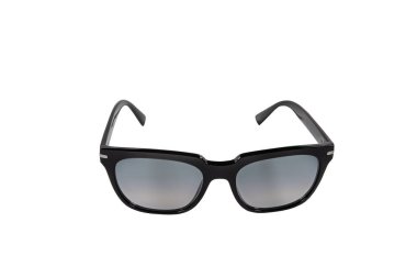 Colorful sunglasses on a dotted background. Eyewear top view with shadow. Trendy glasses isolated on white background. Fashion spectacles for women with shade polarized lens.