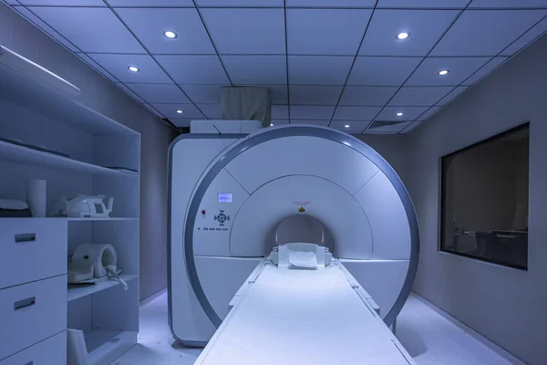 Σύγχρονο Νοσοκομείο Computed Tomography Δωμάτιο Εσωτερικό Συσκευή Διαγνωστικά Τομογραφίας Υπολογιστών — Φωτογραφία Αρχείου