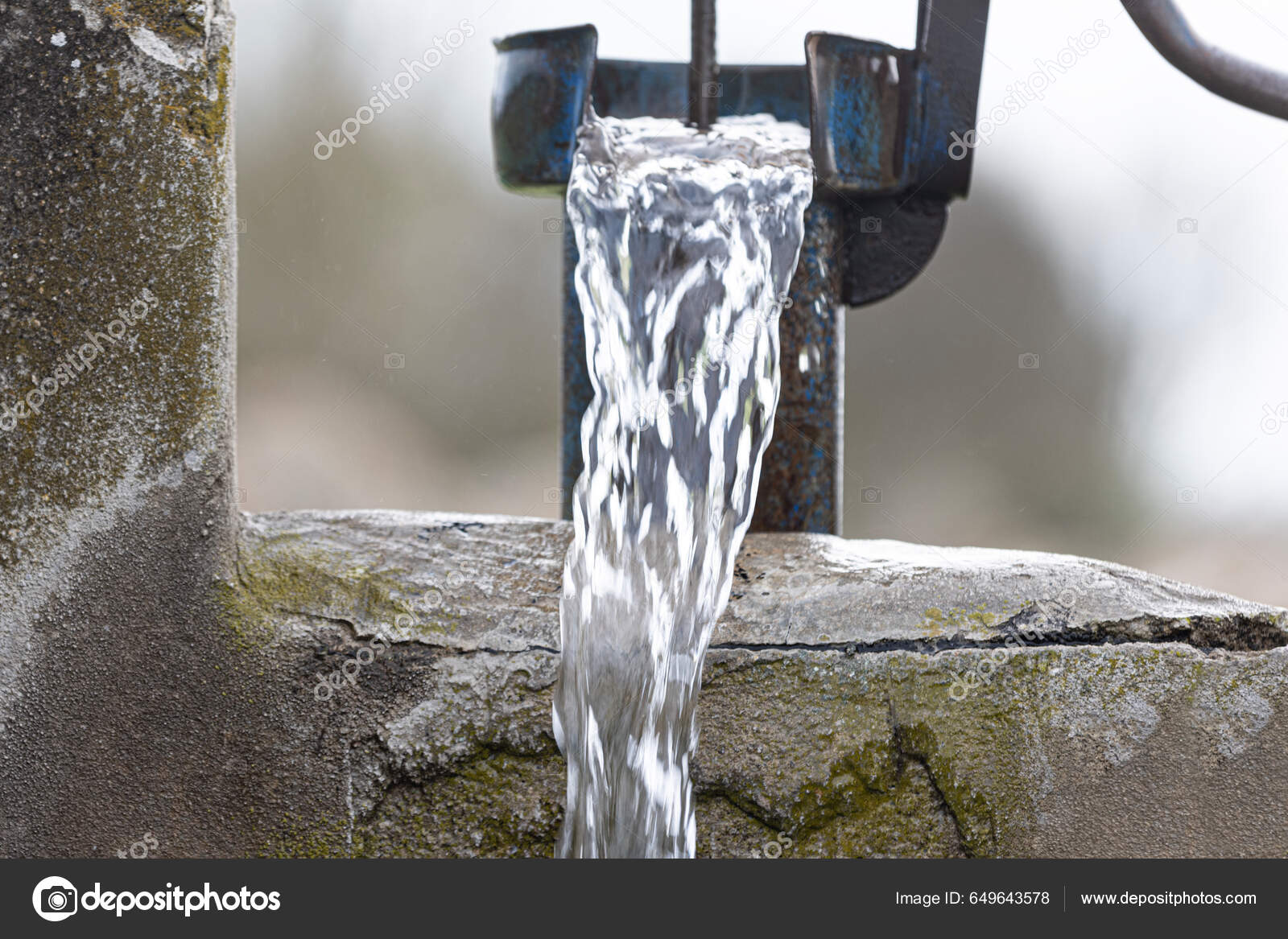 Hand Water Pump (retro Style) Stock Photo, Picture and Royalty