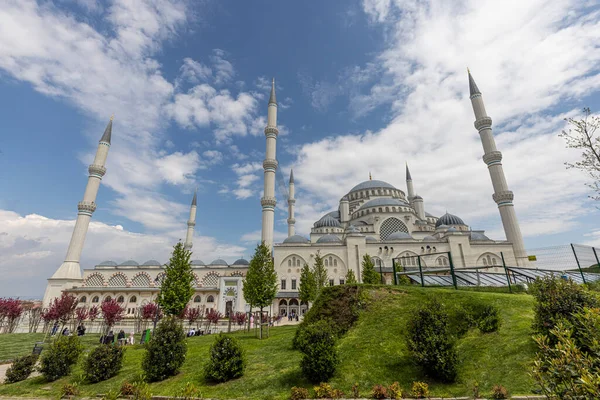 Isztambul Törökország 2023 Április Isztambul Camlica Mecset Camlica Hill Mecset — Stock Fotó