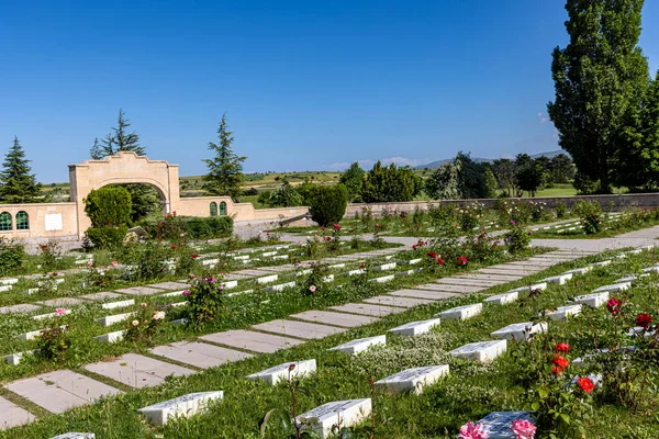 Afyon Dumlupinar Turkiye Haziran 2023 Victory Monuments Cemetery Dumlupinar Battle — Stock Photo, Image