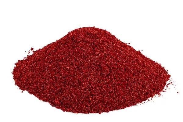Secado Pimiento Dulce Molido Pimiento Rojo Tazón Madera Con Vaina —  Fotos de Stock