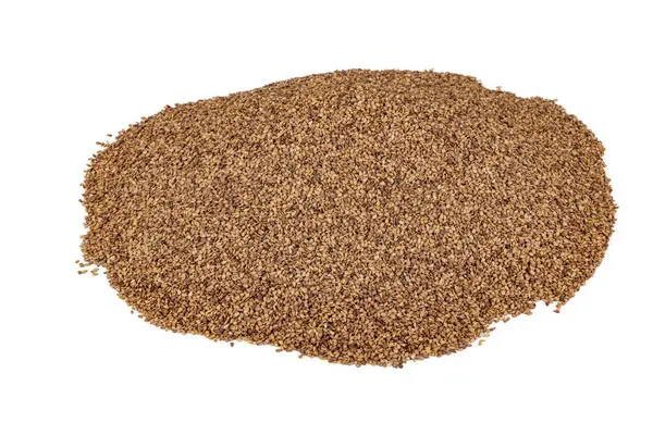 Pieczone Nasiona Sezamu Stos Nasion Sezamu Jako Tło Przyprawa Lub — Zdjęcie stockowe