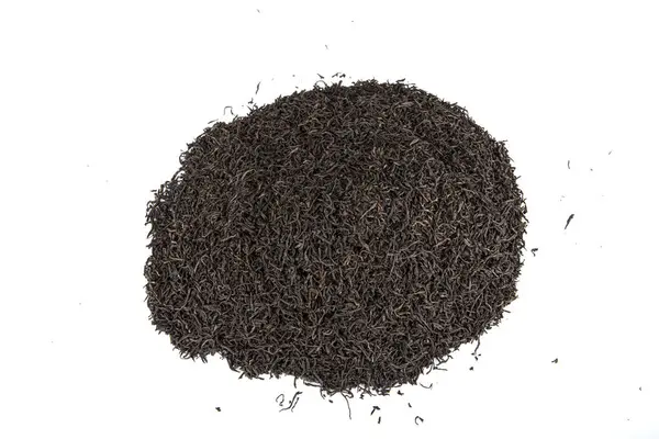 Suszone Liście Czarnej Herbaty Czarna Herbata Tle Sucha Zielona Herbata — Zdjęcie stockowe