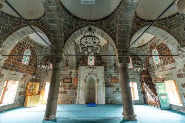 Bitlis Adilcevaz Turkey 9 Kasım 2023; Türkiye 'nin Adilcevaz şehrinde yer alan Tugrul Bey Camii 16. yüzyılda inşa edildi. Tugrul Bey Camii, Bitlis 'in Zal Paşa Camii olarak da bilinir..