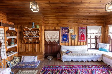 Babadag, Denizli, Türkiye 4 Mart 2024; Babadag Türk Kültür Tarihi ve Sanat Evi. Babadag tarihini ve kültürünü anlatan bir müze..